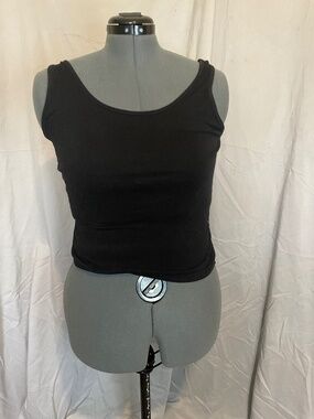 Black tank top